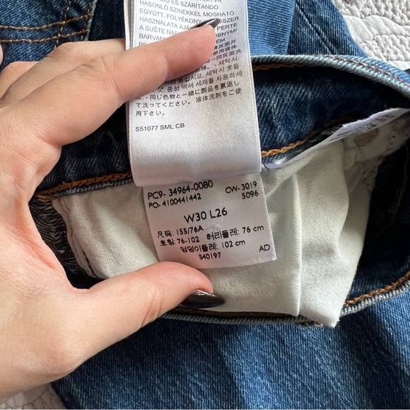 Levi's Premium - Wedgie Straight Fit - Jive Stonewash Medium Wash - Picture 9 of 13